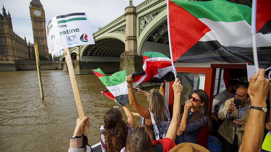 Londra dan Gazze ye destek!